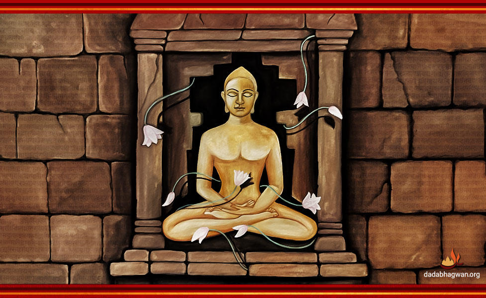 Idol of Shitalanatha Bhagwan in meditation
